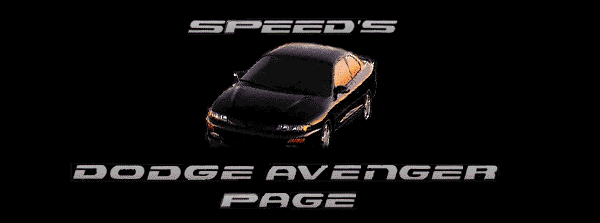 Speed's Dodge Avenger Site Header